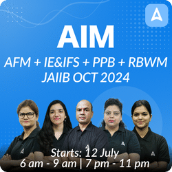 AIM | JAIIB OCT 2024 | AFM + IE&IFS + PPB + RBWM | English | Online Live Classes by Adda 247