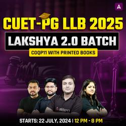 CUET (PG) LLB 2025 LAKSHYA 2.0 BATCH | Complete Online Live Classes by Adda247 (As Per Latest Syllabus)