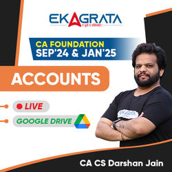 CA Foundation Accounts Live Batch By CA CS Darshan Jain