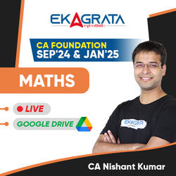 CA Foundation Quantitative Apptitude Live Batch By CA Nishant Kumar