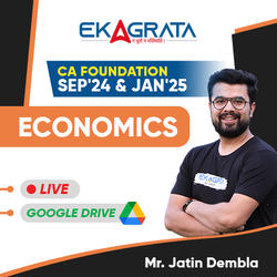 CA Foundation Business Economics Live Batch By Jatin Dembla