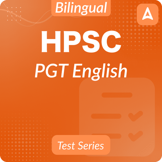 HPSC PGT English Mock Test 2024
