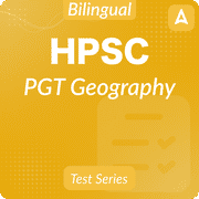 HPSC PGT Geography Mock Test