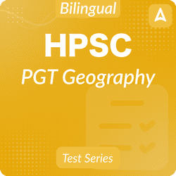 HPSC PGT Geography Mock Test 2024