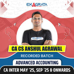 CA-Inter Regular Course for Advanced Accounting for May 25, Sep 25 & Onwards by CA CS Anshul Agrawal | Recorded Batch