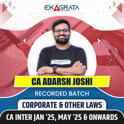 CA-Inter Regular Course for Corporate and Other Law for Jan 25, May 25 & Onwards by CA Adarsh Joshi