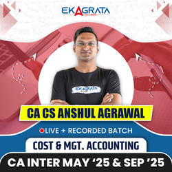 CA-Inter Regular Course for Cost & Mgt. Accounting for May & Sep 2025