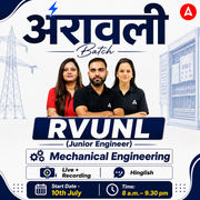 अरावली- RVUNL (Junior Engineer) | Mechanical Engineering | Complete Batch By Adda247