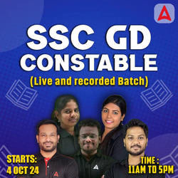 SSC GD CONSTABLE | Tamil | Online Live Classes by Adda 247