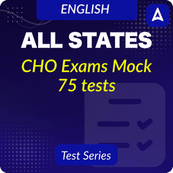 All States CHO Exams Mock Test