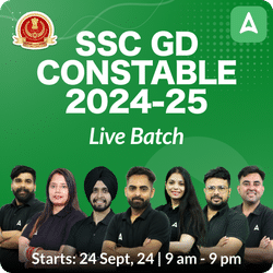 SSC GD Constable 2024-25 | Avengers Batch | Online Live Classes by Adda 247