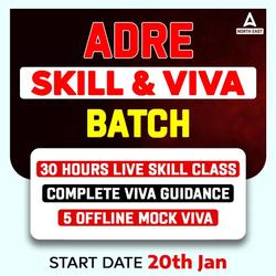 ADRE Skill Test & Viva Oct 2024 Batch | Online Live Classes by Adda 247