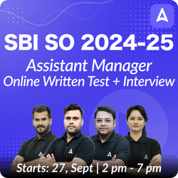 SBI SO 2024-25 | Assistant Manager | Online Written Test + Interview | Online Live Classes by Adda 247