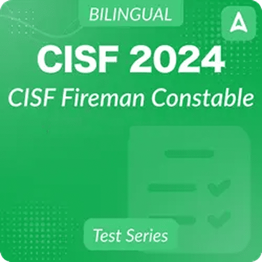 CISF Fireman Constable Mock Test 2024