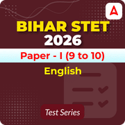 Bihar STET Paper I English 2026 Mock Test