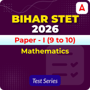 Bihar STET Paper I Mathematics 2026 Mock Test