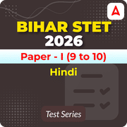 Bihar STET Paper I Hindi 2026 Mock Test