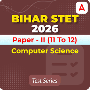 Bihar STET Paper II Computer Science 2026 Mock Test