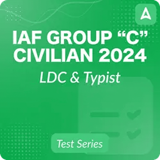 IAF Group C LDC & Typist Mock Test 2024