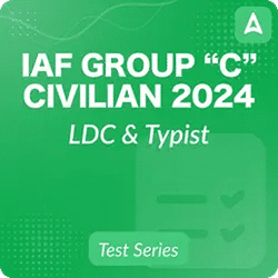 IAF Group C LDC & Typist Mock Test 2024