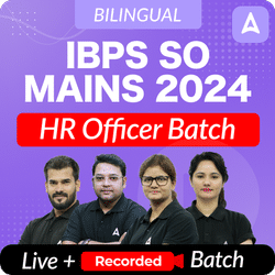 IBPS SO MAINS 2024 | HR Officer Batch | Online Live + Recorded Classes by Adda 247