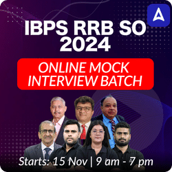 IBPS RRB SO 2024 | O​nline M​ock I​nterview | Online Live Classes by Adda 247