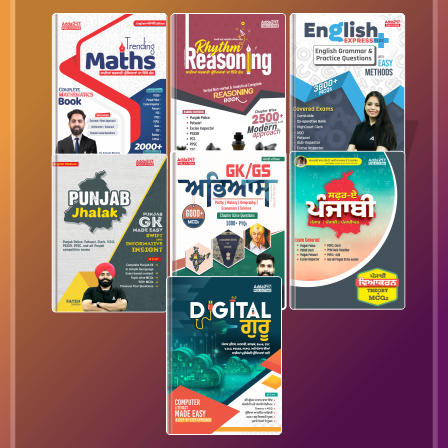 Combo Of 7 Rhythm Reasoning+ Punjab Jhalak+ Safar-e-Punjabi+ Punjab Eng+ GK/GS Abhyas +Trending Maths+Punjab Com.(Punjabi Printed Edition)By Adda247