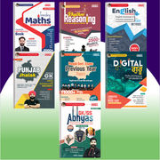 Combo of 7 Books Punjab PYQ+Rhythm Reasoning+Punjab Jhalak+Punjab+GS GK Abhyas+Trending Maths+Punjab Com.(English Printed Edition)By Adda247