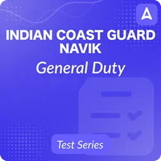 Indian Coast Guard Navik (GD & DB) Mock Test 2025