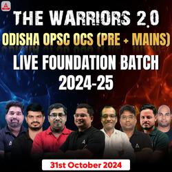 OPSC OCS (Pre + Mains + Interview) Foundation 2024-25 Batch | Online Live Classes by Adda 247