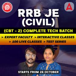 RRB JE - CIVIL Tech Complete Batch 2024 | Online Live Classes by Adda 247