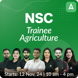 NSC Trainee Agriculture Exam 2024 Target Batch | Hinglish | Online Live Classes by Adda 247