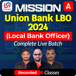 Mission Union Bank LBO (Local Bank Officer) 2024 Complete Recorded Batch By Adda247