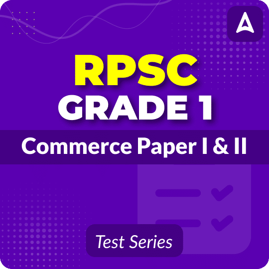 RPSC Grade 1 Commerce Paper I & II Mock Test