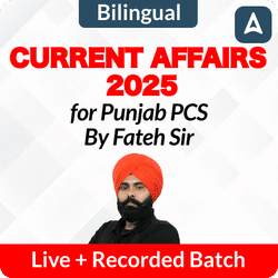 Current Affairs 2025 By Fateh Sir Live + Recorded Batch for Punjab PCS  | Bilingual