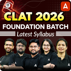 CLAT 2026 - FOUNDATION BATCH | Complete Live Classes by Adda247 (As Per the Latest Syllabus)