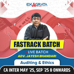 CA Inter Auditing & Ethics Fastrack Live Batch for May 2025, Sep 2025 & Onwards | Online Live Classes by Adda 247