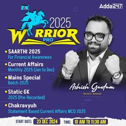 Warrior Pro Batch for Financial Awareness, Current Affairs and Static GK For 2025 | Online Live Classes by Adda 247