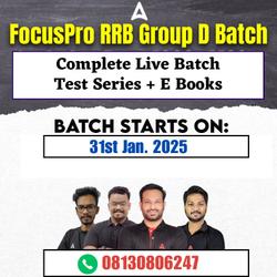 FocusPro RRB Group D 2025 | Complete Preparation in both Tamil & English | Online Live Classes by Adda 247