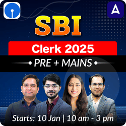 SBI Clerk 2025 | Pre + Mains | Online Live Classes by Adda 247