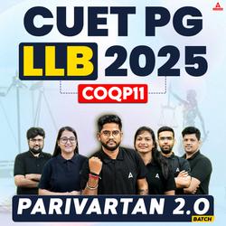 CUET PG LLB 2025 PARIVARTAN 2.0 BATCH | Complete Live Classes By Adda247 with Printed Books (As per Latest Syllabus)