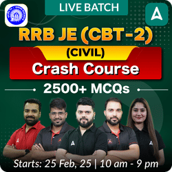 Selection 1.0 - RRB JE (CBT-2) Crash Course (Civil) Complete Batch by Adda 247