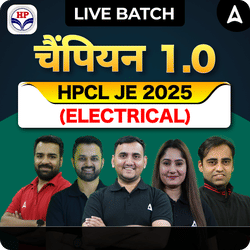 Champion 1.0 - HPCL JE  (Electrical) New Batch for 2025 | Hinglish | Online Live Classes by Adda 247