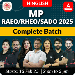 MP RAEO/RHEO/SADO 2025 New Batch | Online Live Classes By Adda247