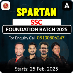 Sparton - SSC Foundation Batch | Complete Preparation | Online Live Classes by Adda 247