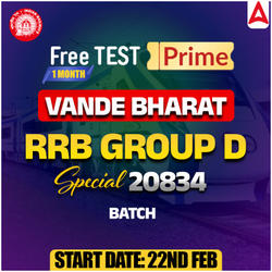 Vande Bharat RRB Group D Special 20384 Batch | Online Live Classes by Adda 247