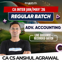CA Intermediate Regular Course for Advanced Accounting Jan/May '26 | Live Guidance + Recorded Batch by CA CS Anshul Agrawal