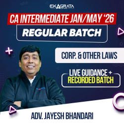 CA Intermediate Regular Course for Corporate & Other Laws for Jan/May ’26 | Live Guidance + Recorded Batch by Adv. Jayesh Bhandari