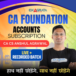 CA Foundation Accounts Subscription | Online Live Classes by CA CS Anshul Agrawal