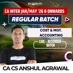 CA Intermediate Regular Course for Costing Jan’26, May’26 & Onwards | Online Live Classes by CA CS Anshul Agrawal